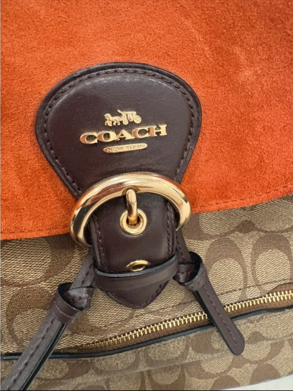 Coach backpack signature